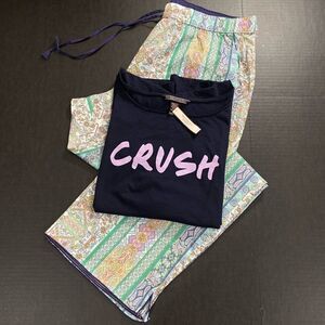 Victorias Secret Mayfair pants & crush top pajama